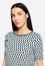 Casual-Shirt mit Gummizug / Detailbild