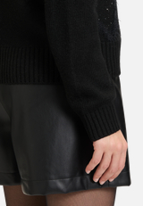 Strickpullover mit Kragen / Detailbild