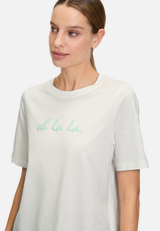 Printshirt mit Rundhalsausschnitt / Detailbild