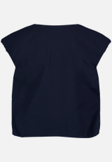Cropped-Shirt  mit Rundhalsausschnitt  / Rückseite