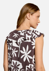 Casual-Kleid mit Flügelärmeln / Detailbild