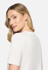 Basic Shirt mit Placement / Detailbild