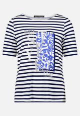 Ringelshirt mit Placement / Vorderseite