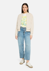 Blouson mit Tunnelzug / Modellfoto Vorderseite (Outfit)