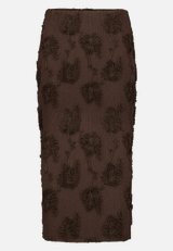 Strickrock  Midi mit Gummibund  / Vorderseite