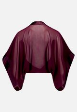 Chiffonstola mit 3/4 Arm / Rückseite