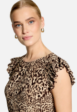 Minikleid mit Leoprint / Detailbild