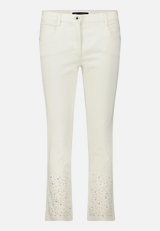 Casual-Hose mit Stickerei / Vorderseite
