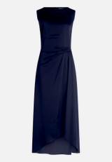 Cocktailkleid mit Raffung / Vorderseite