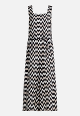 Jumpsuit mit Zickzack-Muster / Vorderseite