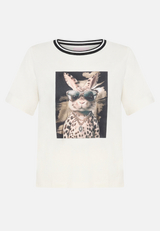 Basic Shirt mit Aufdruck / Vorderseite