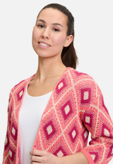 Casual-Strickjacke mit 3/4 Arm / Detailbild