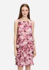 Cocktailkleid mit Volant / Modellfoto Vorderseite