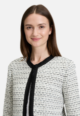 Strick-Cardigan mit Fransen / Detailbild