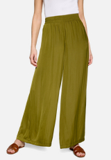 Palazzo-Hose  mit elastischem Bund 32 Inch  / Modellfoto Vorderseite