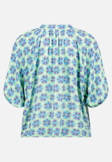 Casual-Bluse mit Raffung / Rückseite