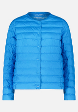Daunen-Steppjacke mit Rundhalsausschnitt / Vorderseite