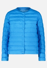 Daunen-Steppjacke mit Rundhalsausschnitt / Vorderseite