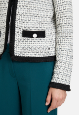 Strick-Cardigan mit Fransen / Detailbild