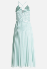 Abendkleid mit Stickerei / Rückseite