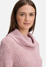 Strickpullover mit Lurexfaden / Detailbild