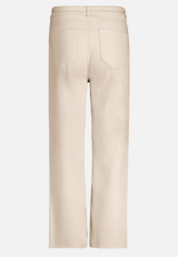 Basic-Hose mit offenem Saum / Rückseite