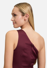 Abendkleid mit Raffung / Detailbild