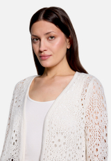 Sommer-Strickjacke mit 3/4 Arm / Detailbild