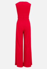 Jumpsuit mit weitem Bein / Rückseite