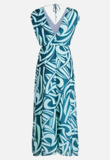 Chiffonkleid ohne Arm / Rückseite