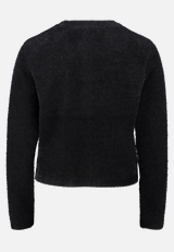 Strick-Cardigan mit aufgesetzten Taschen / Rückseite