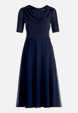 Cocktailkleid im Glitzer-Look / Vorderseite