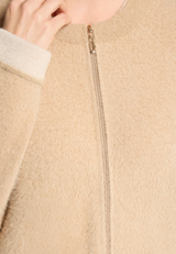 Casual-Strickjacke mit Reißverschluss / Detailbild