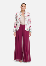 Blazer-Jacke tailliert / Modellfoto Vorderseite (Outfit)