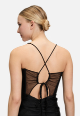 Abendkleid im Glitzer-Look / Detailbild