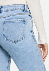Stretch-Jeans mit Strass / Detailbild