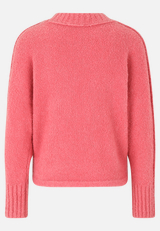 Strickpullover mit Fledermausärmeln / Rückseite