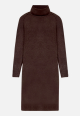 Strickkleid mit Turtle Neck / Vorderseite