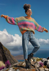 Strickpullover mit Rundhalsausschnitt / Imagebild