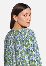 Casual-Bluse mit Muster / Detailbild