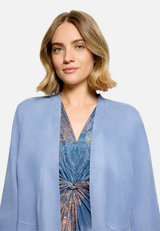 Velourslederjacke mit 3/4 Arm  / Detailbild