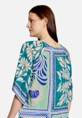 Casual-Bluse mit Muster / Detailbild