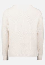 Strickpullover mit Struktur / Rückseite