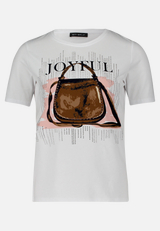Basic Shirt mit Aufdruck / Vorderseite