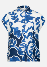 Hemdbluse mit Print / Vorderseite