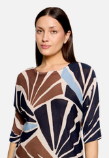 Feinstrickpullover mit Print / Detailbild