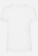 Print-T-Shirt mit Glitzerdetails  / Rückseite