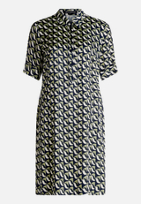 Hemdblusenkleid mit Aufdruck / Vorderseite