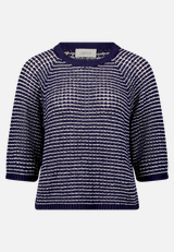 Strickpullover mit Rundhalsausschnitt / Vorderseite