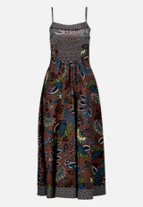 Maxikleid mit floralem Muster  / Rückseite